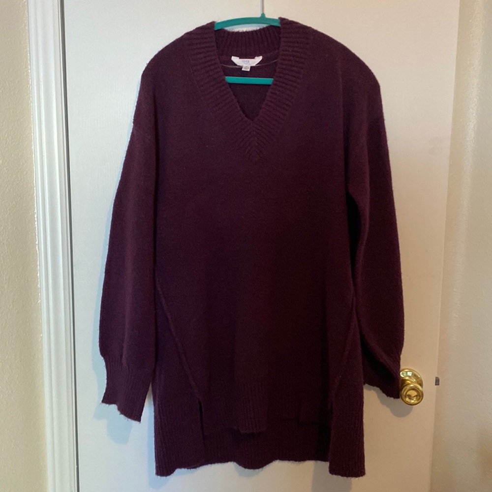 Purple oversized sweater